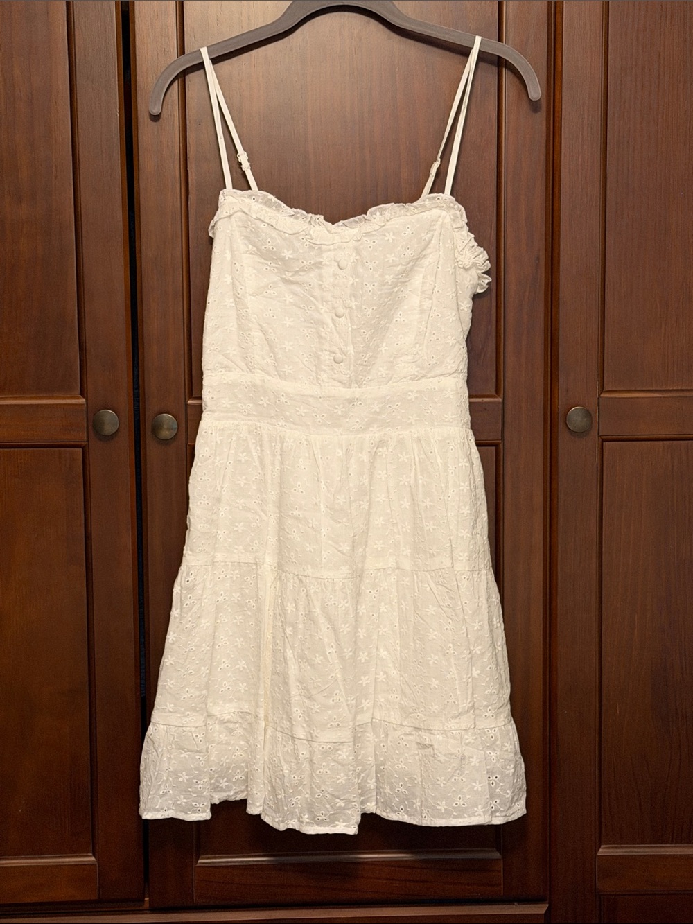 Lulus White Eyelet Sundress